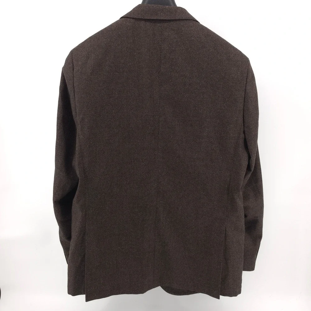 Proper Cloth Mens 2025 Bedford Jacket Marlane Wool Brown Hopsack 46 Tall Blazer
